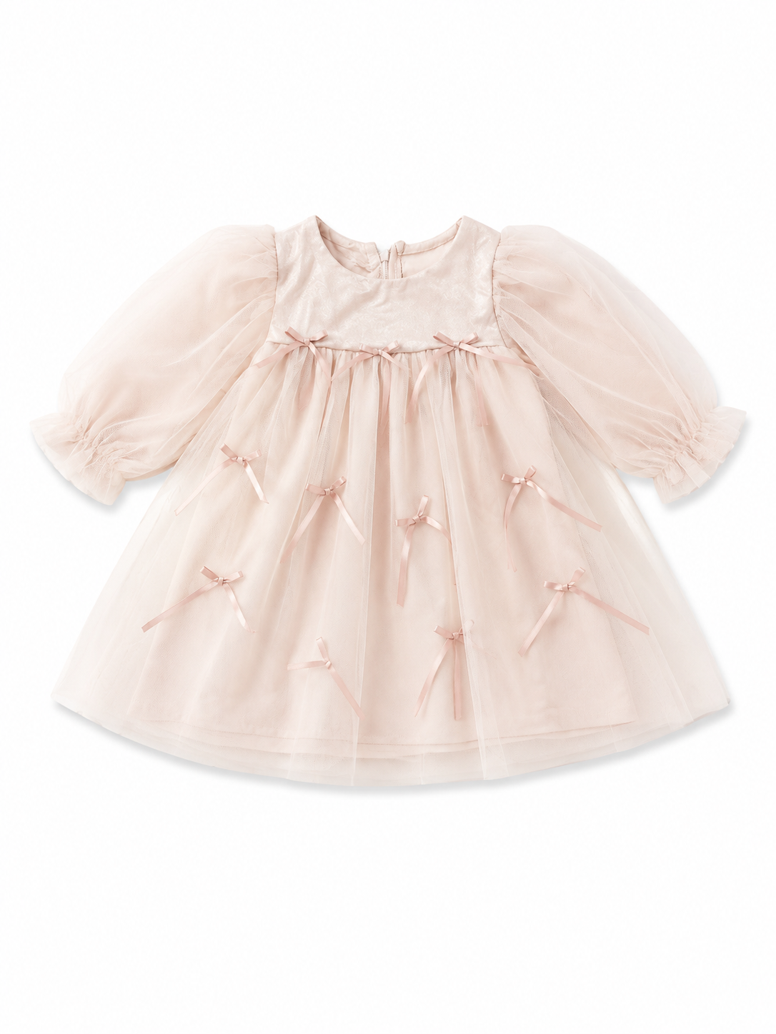 Blush Bow Party Dress