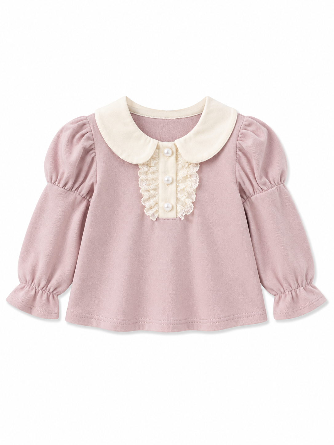 Pearl Lace Collar Top