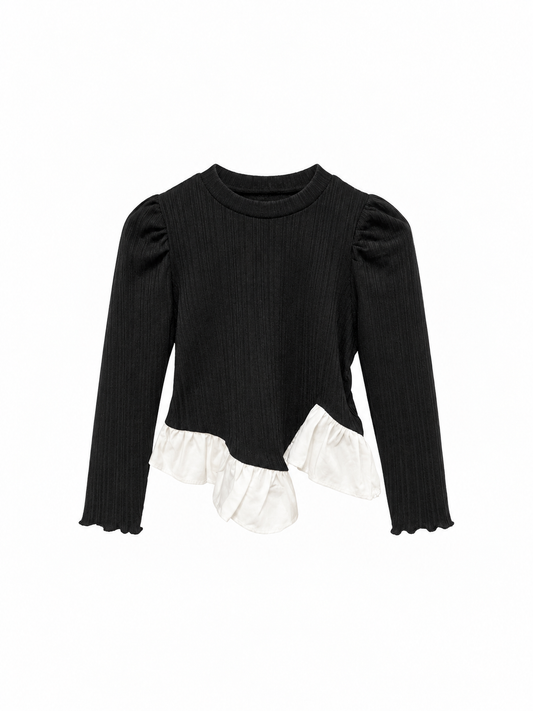 Midnight Contrast Top