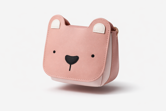 3 Colors Bear Purse