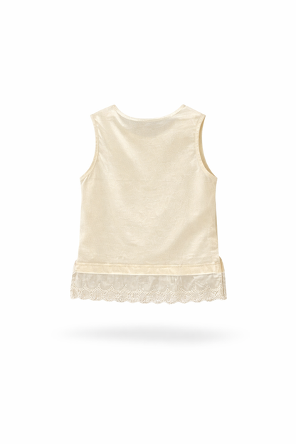 Cream Lace Tank