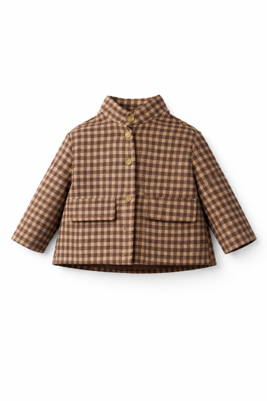 Retro Checkered Coat