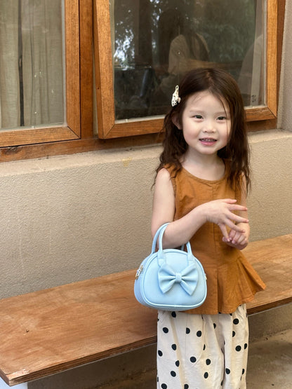Pretty Bow Round Bag
