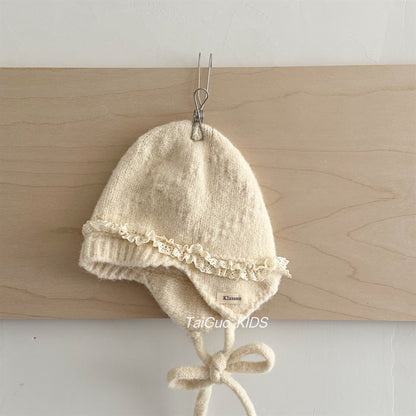 Lace Knit Bonnet