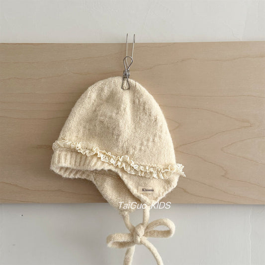 Lace Knit Bonnet