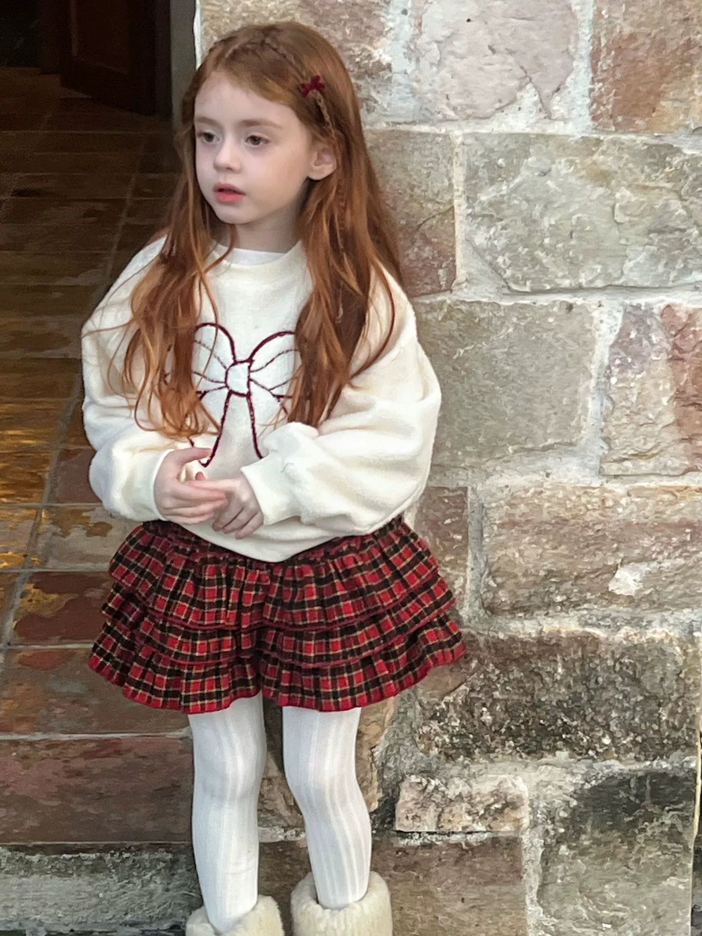 Cocoa Bow Sweatshirt