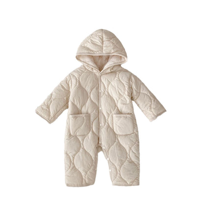 Cozy Quilted Baby Snowsuit