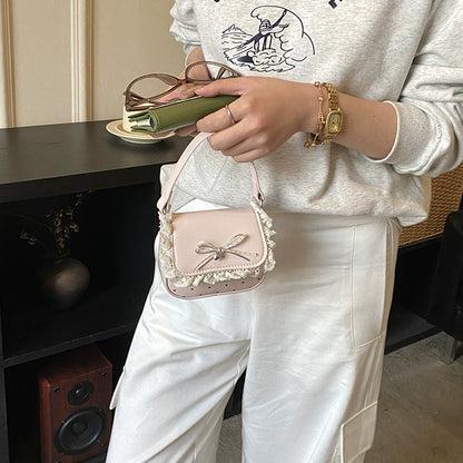 Sweet Bow Lace Bag