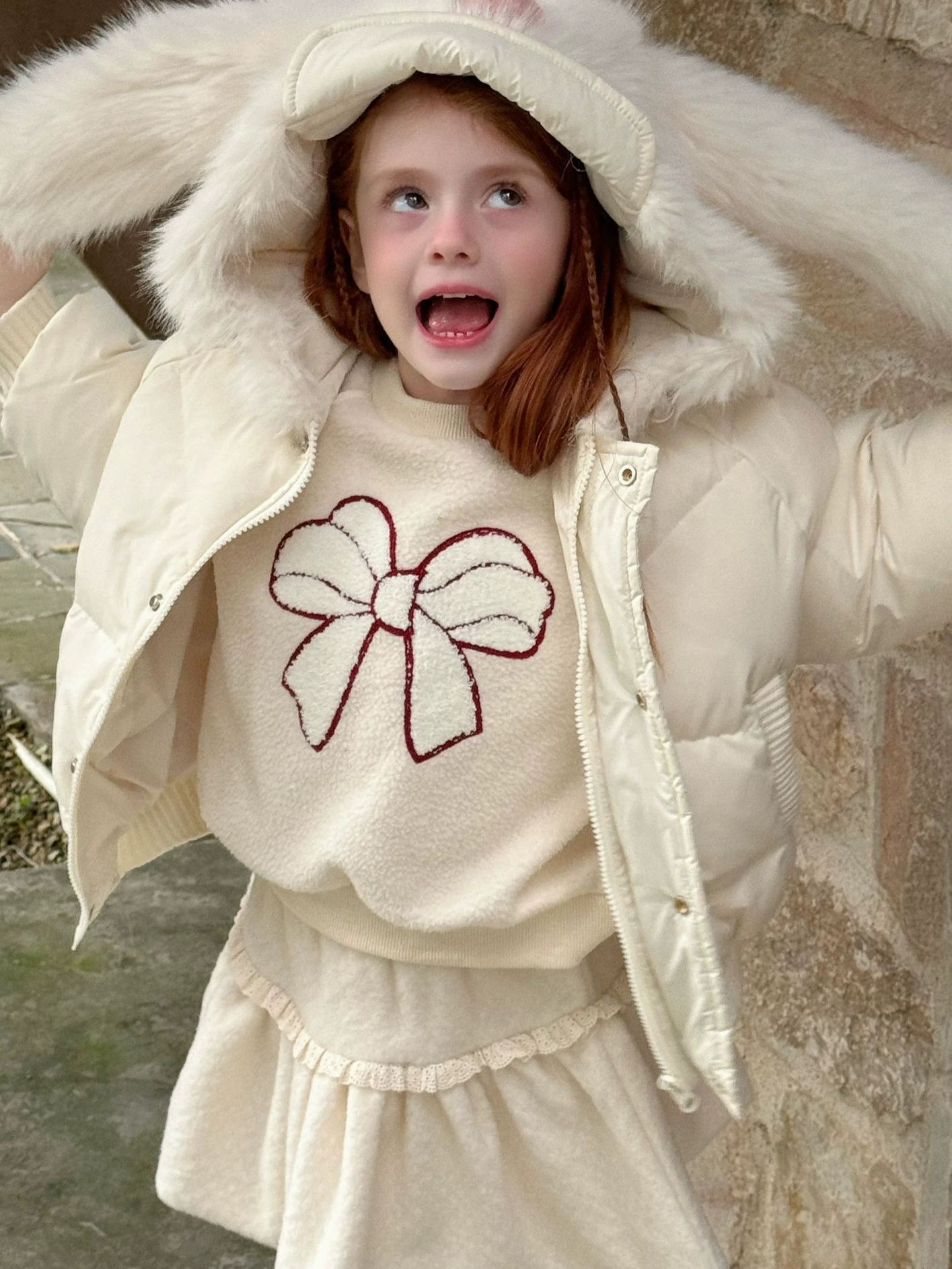 Cocoa Bow Sweatshirt