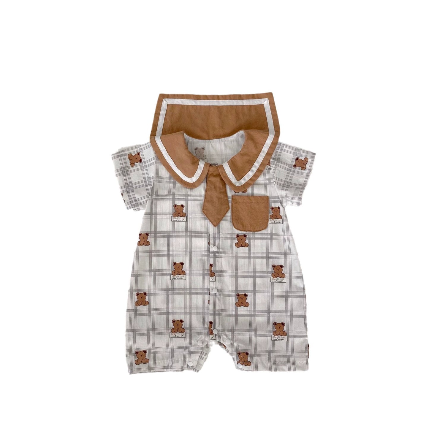 Little Bear Tie Onesie