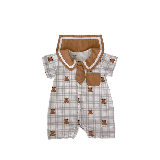 Little Bear Tie Onesie