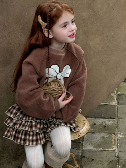 Cocoa Bow Sweatshirt