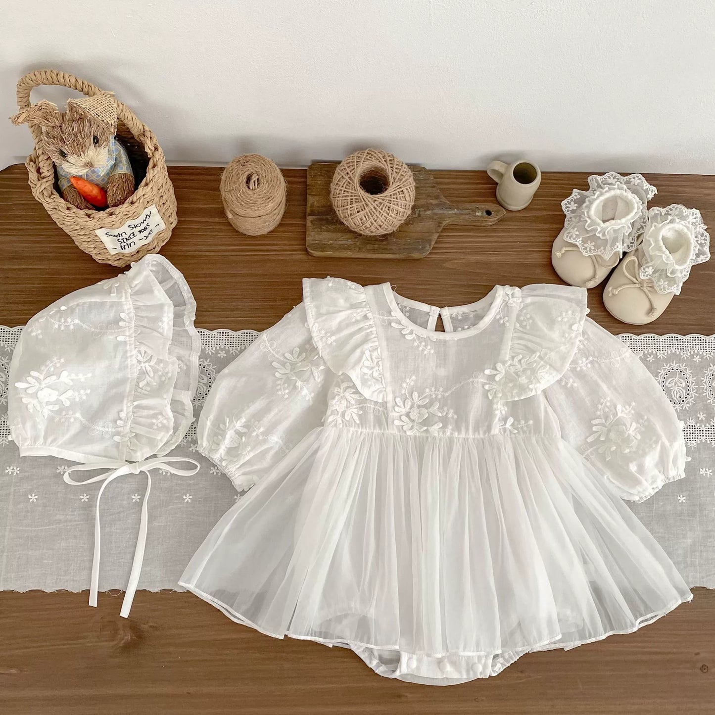 Lace Princess Romper Set