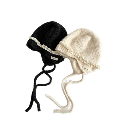 Lace Knit Bonnet