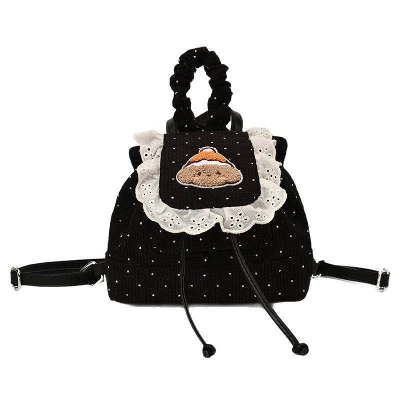 Sweet Lace Puff Backpack