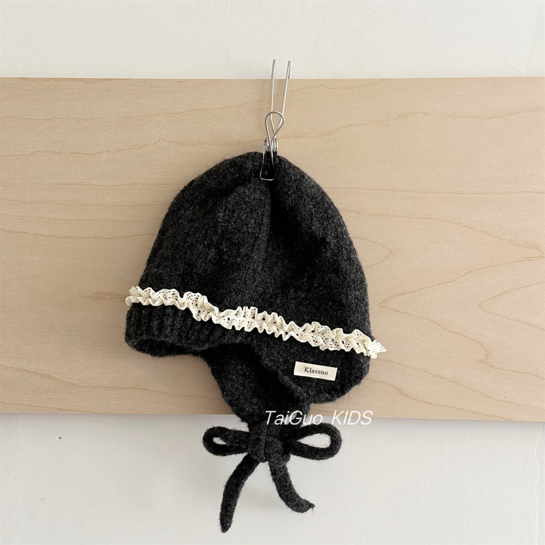 Lace Knit Bonnet