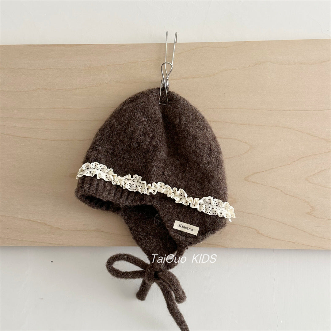 Lace Knit Bonnet
