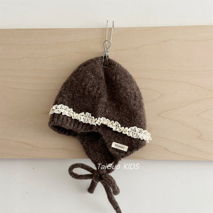 Lace Knit Bonnet