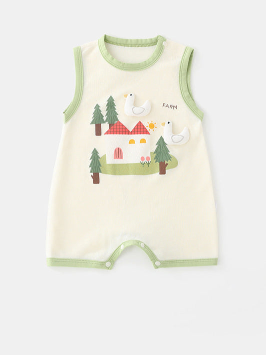 Farmhouse Baby Romper